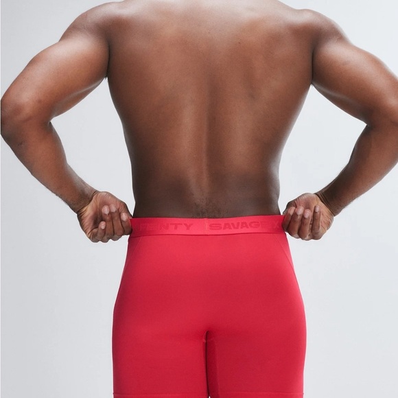 NWT Savage X Fenty Undie, Shadow Fit Boxer Brief, Timeless Red, J82 - Picture 2 of 3